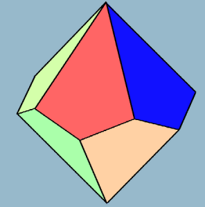 Pentagonal Trapezohedron, aka a d10.